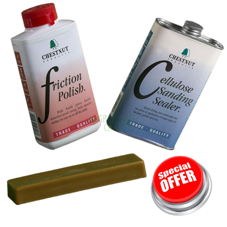 WOODTURNERS GLOSS FINISHING KIT FROM CHESTNUT PRODUCTS