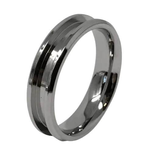 Silver Stainless Steel Ring Cores
