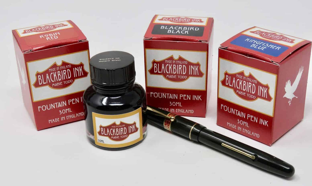 Robin Red Fountain Pen Ink Blackbird Ink