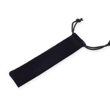 10 pack Velvet Drawstring Pen Pouches - Black - Cases of Available Blue Red Pink Purple.