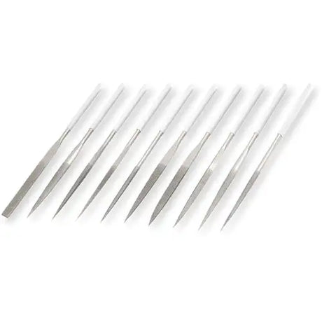 10PC NEEDLE DIAMOND FILE SET 140MM OA 50MM - Files - Fast shipping