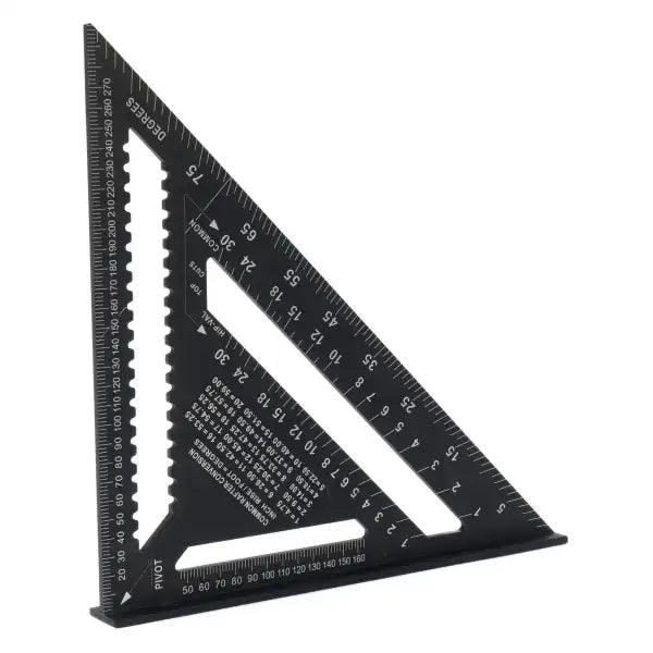 12’’ Aluminium Rafter Square - Robert Sorby Select - Carpenters Tools alloy body for strength, durability,