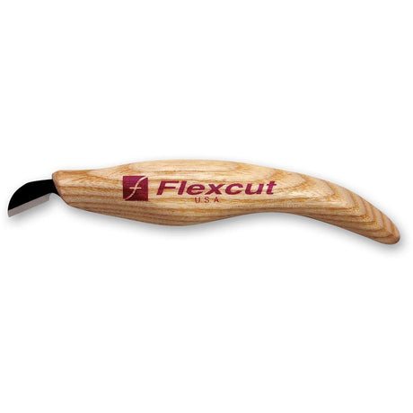 Flexcut Mini Chip Carving Knife - Tools The mini-chip carving knife has a 16mm ultra thin blade, making unwanted