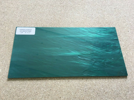 Kirinite OD Green Pearl  Craft Sheet 300mm x 150mm x 6mm