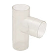 2.5 Inch Clear Plastic T Fitting - Record Power - Dust Extraction Accessories