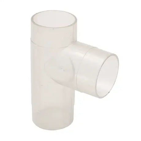 2.5 Inch Clear Plastic T Fitting - Record Power - Dust Extraction Accessories