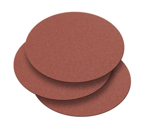 250mm 80 Grit 3 Pack of Self Adhesive Sanding Discs for Record Power BDS250