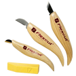 Flexcut 3 Piece Chip Carving Set - KN115 | Wood Carving Kit