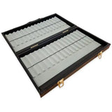 30 Piece Pen Storage Case - Cases A black imitation leather exterior pen case which will make an attractive display