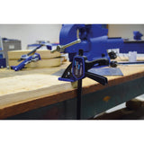 Mini One-Handed Bar Clamp Mini and micro one handed bar clamps for a variety of light and medium duty woodworking applications  Carbon steel bar and reinforced nylon body for strength and durability Mini clamps can achieve up to 75 kgf and Micro clamps up to 25 Kgf of clamping force The quick release insert trigger enables the clamps to be quickly positioned and released.