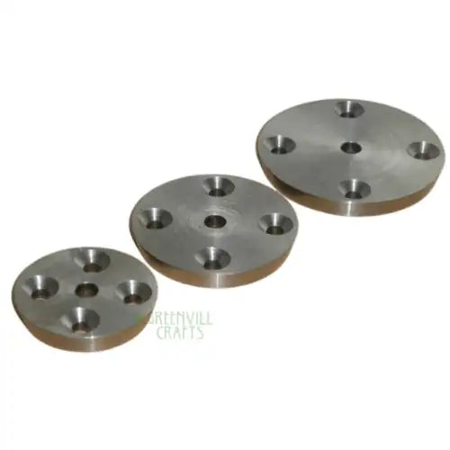 40mm Diameter Multi-Chuck Face Plate - Tools Screw these face plates onto the work and dovetailed rim will locate