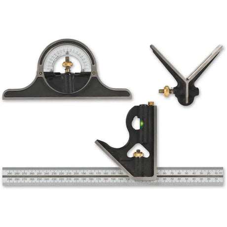 4PCE COMBINATION SǪUARE SET 300MM - Fast shipping