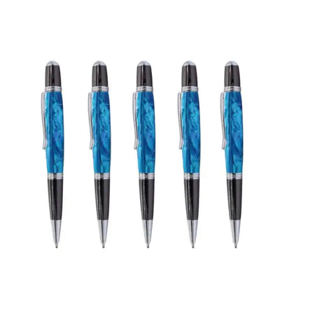 5 Pack - Cerra Pen Kit - Chrome & Gun Metal - Art Craft Kits The classic pen kit.