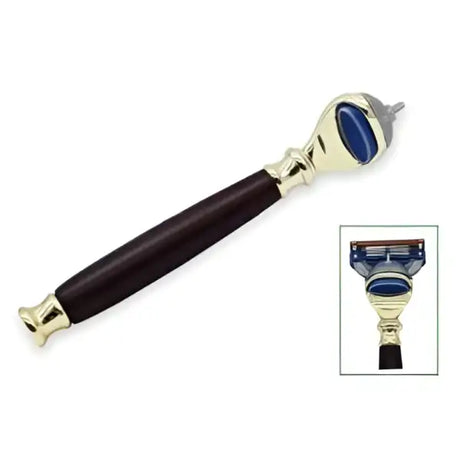 5 Pack Gold Fusion Razor Handle Kit with bushings - Kits Use the popular Gillette razor blades pack includes