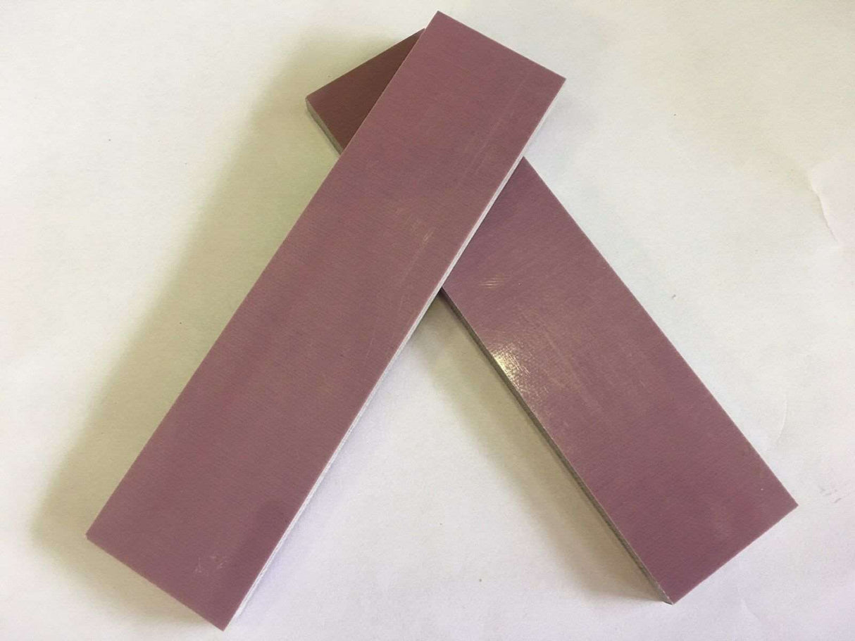 G10 Knife Scales - Pink/Black - Set of 2 G10