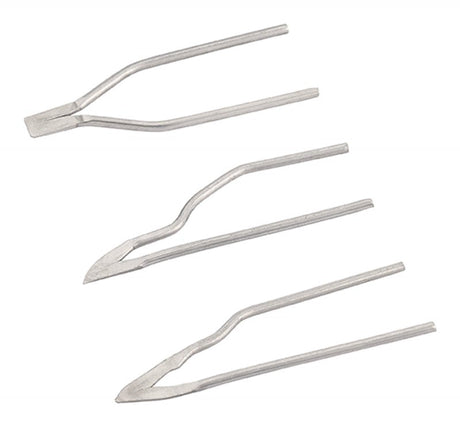 Pyrography Mixed Set of Knife Points (Pack of 3) Greenvill Crafts