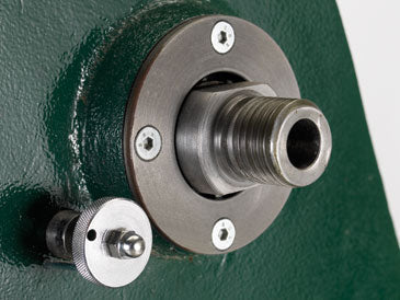 Extra Heavy Duty Spindle The M33 x 3.5 spindle is ideal for the heaviest work and has a machined register for secure mounting.