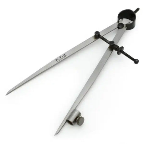 6’’ Rotur Compass / Divider With Pencil Holder - Accurate Diameter Easily measure turning blanks and workpiece