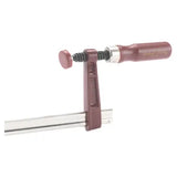600mm 24’’ 80mm depth Screw Clamp - Robert Sorby Select - Cast iron heads and nickel plated bar for maximum strength