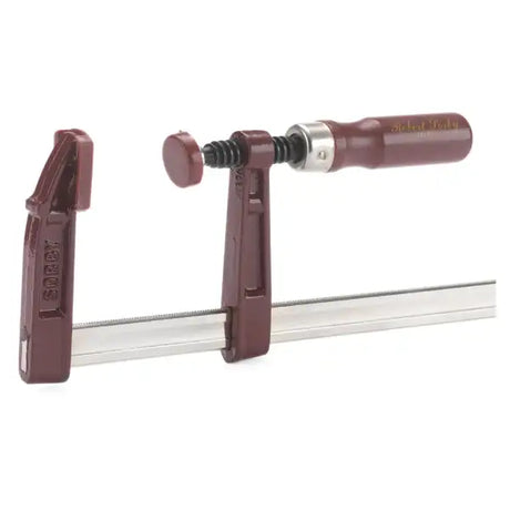 600mm 24’’ 80mm depth Screw Clamp - Robert Sorby Select - Cast iron heads and nickel plated bar for maximum strength
