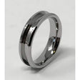 6mm Inlay Stainless Steel Ring Core (Bevelled Edge) - Cores Comfort fit quality 316L 8mm with a 3mm groove Bevelled
