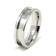 6mm Inlay Stainless Steel Ring Core - Cores Comfort fit quality 316L with a 3mm groove Flat edges / Rims for the modern