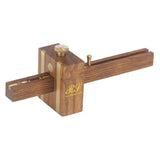 8’’ Carpenters Mortice Gauge - Robert Sorby Select - Tools Rosewood stained hardwood stock and beam for enhanced