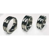 8mm Double Channel Titanium Ring Core (Bevelled Edge) Cores Fast shipping