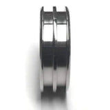8mm Double Channel Titanium Ring Core (Bevelled Edge) - Cores - Fast shipping