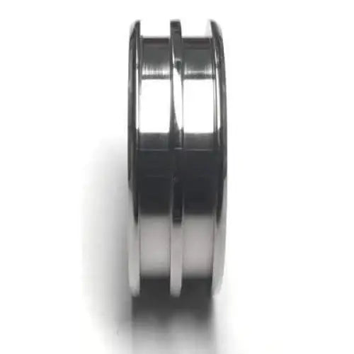 8mm Double Channel Titanium Ring Core (Bevelled Edge) Cores Fast shipping