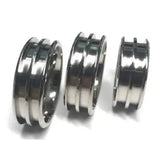 8mm Double Channel Titanium Ring Core (Bevelled Edge) Cores Fast shipping