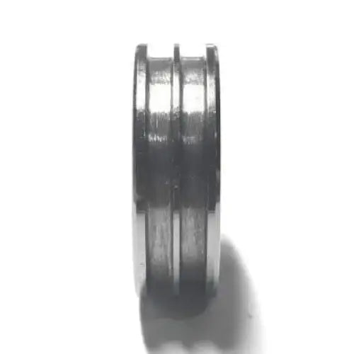 8mm Double Channel Tungsten Carbide Ring Core (Bevelled Edge) Cores Fast shipping