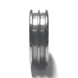 8mm Double Channel Tungsten Carbide Ring Core (Bevelled Edge) - Cores Comfort fit quality with two 2.5mm inlay grooves