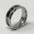 8mm Inlay Stainless Steel Ring Core (Bevelled Edge) - Cores - Fast shipping