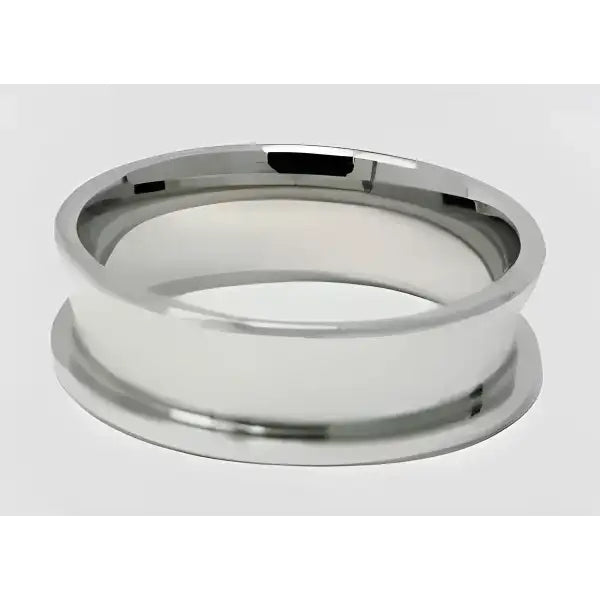 8mm Inlay Stainless Steel Ring Core - Cores Flat edges / Rims for a modern look A quality solid single piece ring core