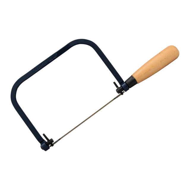 Eclipse Coping Saw (70-CP1R) A quality coping saw with a wooden handle for cutting and shaping wood  Designed for straight or profile sawing of wood up to 75mm (3") thick