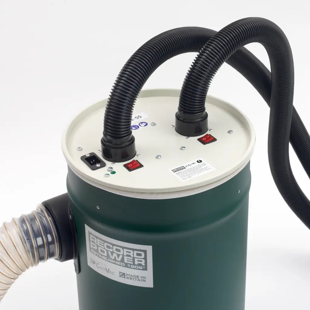 Record Power Core - Duo 55 Dust Extractor - Powered by CamVac - BLACK FRIDAY LIMITED EDITION