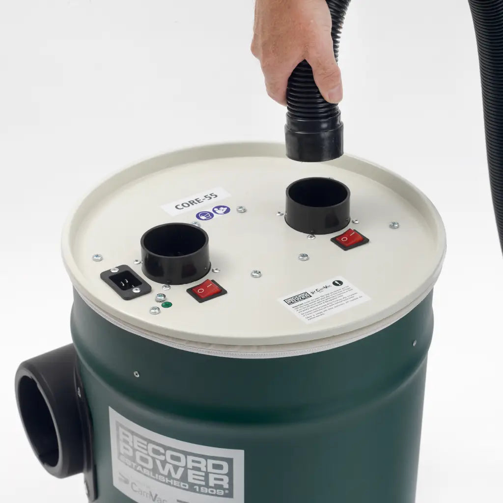 Record Power Core - Duo 55 Dust Extractor - Powered by CamVac - BLACK FRIDAY LIMITED EDITION
