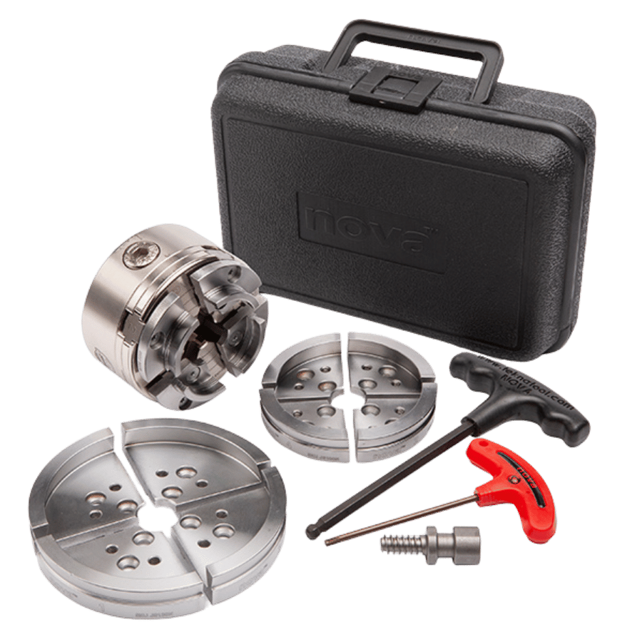 NOVA PRO-TEK SuperNOVA2 Bundle Lathe Insert Chuck TR23108 (Insert Included)