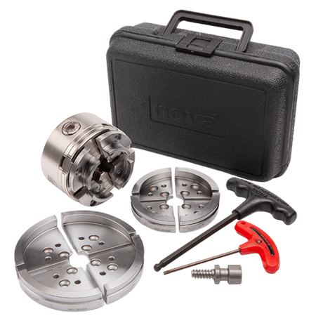 NOVA PRO-TEK SuperNOVA2 Bundle Lathe Insert Chuck TR23108 (Insert Included)