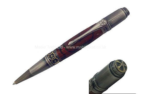 ProzX Art Deco Pen Kit - Antique bronze polish and Gun-polish Greenvill Crafts
