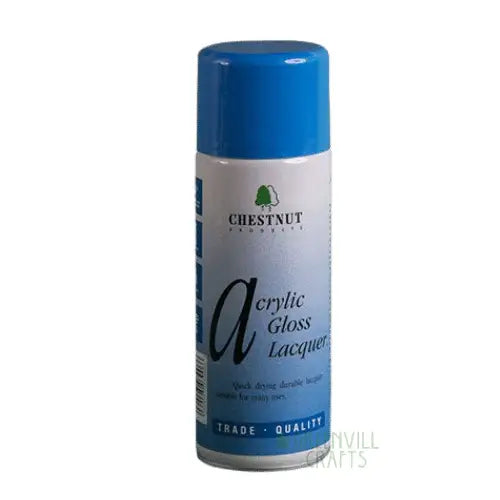 Acrylic Gloss Lacquer - 400ml - Aerosol - Chestnut Products - Oils - Fast shipping
