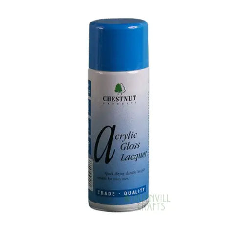 Acrylic Gloss Lacquer - 400ml - Aerosol - Chestnut Products - Oils - Fast shipping