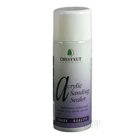 Acrylic Sanding Sealer - 400ml - Aerosol - Chestnut Products - Sealers Easy to apply water based sanding sealer giving