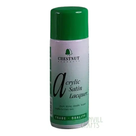 Acrylic Satin Lacquer  - 400ml - Aerosol - Chestnut Products