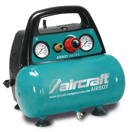 Aircraft AIRBOY 186 Portable Oil Free compressor - Air Compressor Oil-free piston compressor, therefore no oil change