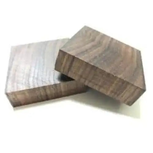 American Black Walnut Ring Blanks - Wood Size approx 40mm x 25mm - More than large enough for all sizes of ring cores