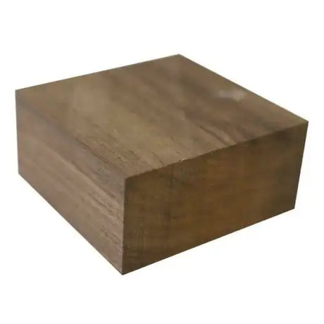 American Black Walnut Square Bowl Blanks - Dimensions are approx & shown in inches Image for illustration purposes