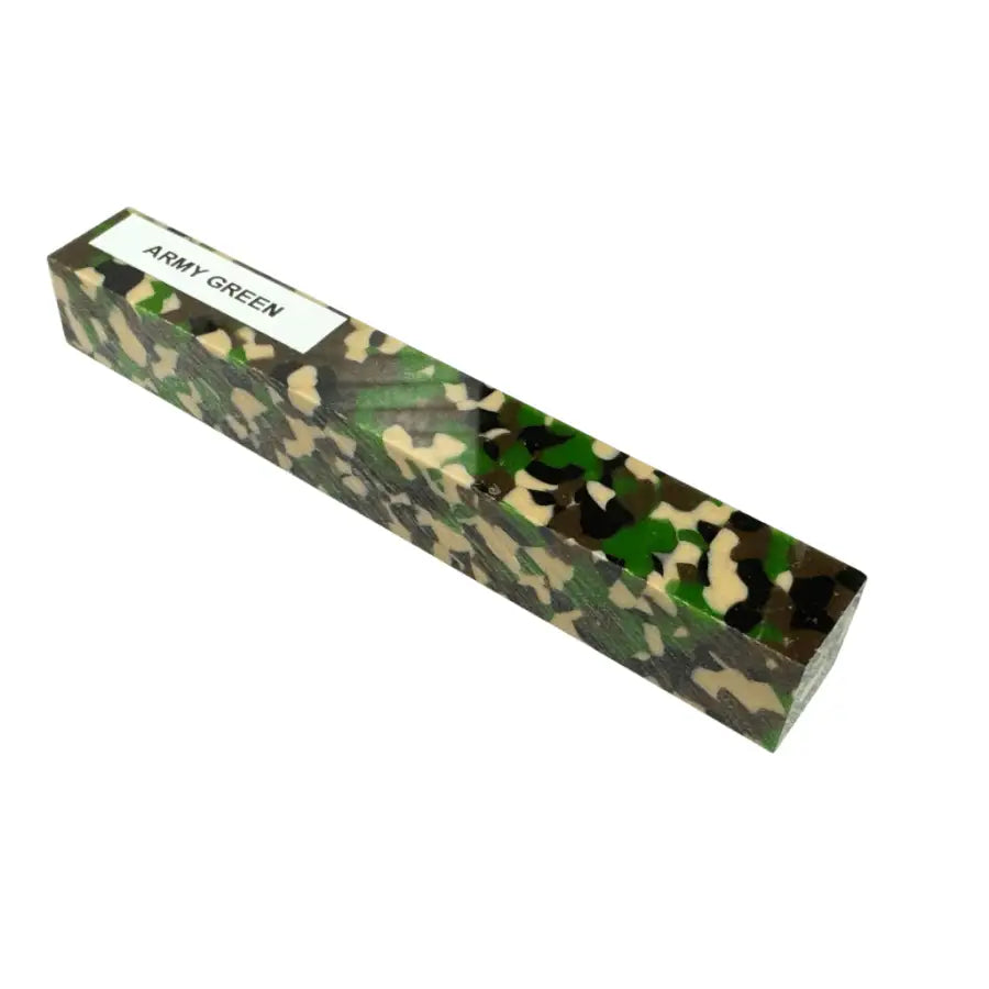 Army Green Kirinite Pen Turning Blank - Blanks - Fast shipping
