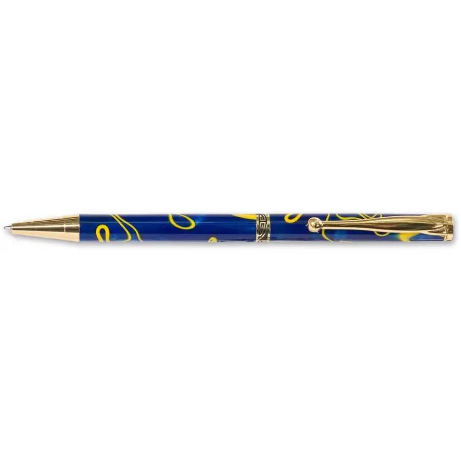 Art Deco Style Twist Pen Kit - Gold - Fast shipping